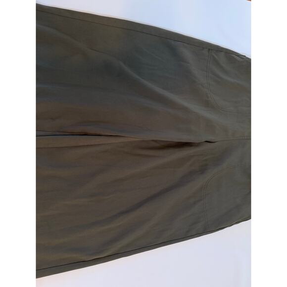 Max Studio Wide Leg Pull On Pants Womens XL Green Career Office Boho Chic - Picture 8 of 16